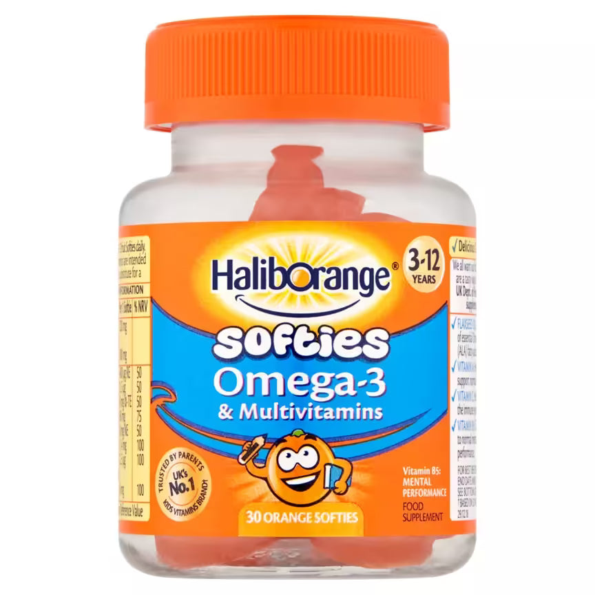 Haliborange Omega 3 and Multivitamin Kids Softies 30 pack