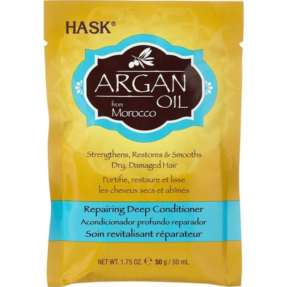 Hask Argan Oil Repairing Deep Conditioner For Dry Damaged Hair - 50ml