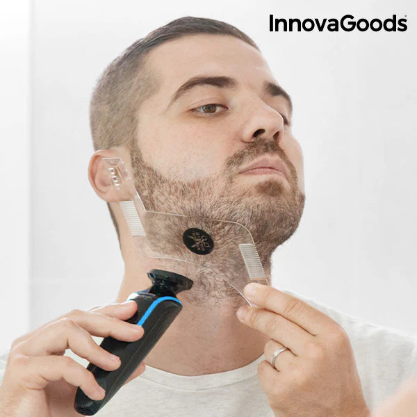 Innova Goods Hipster Barber Beard Template For Shaving