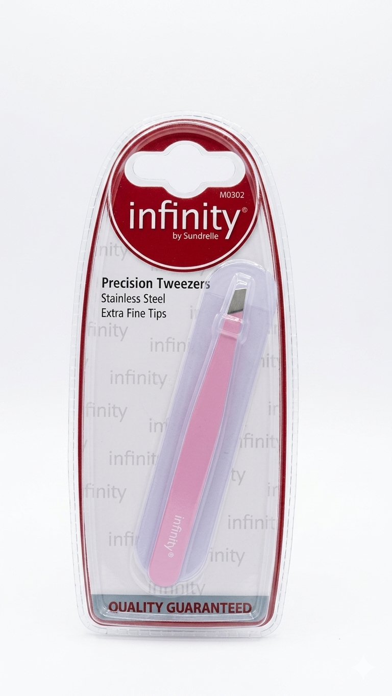 Infinity Stainless Steel Precision Tweezers assorted colours