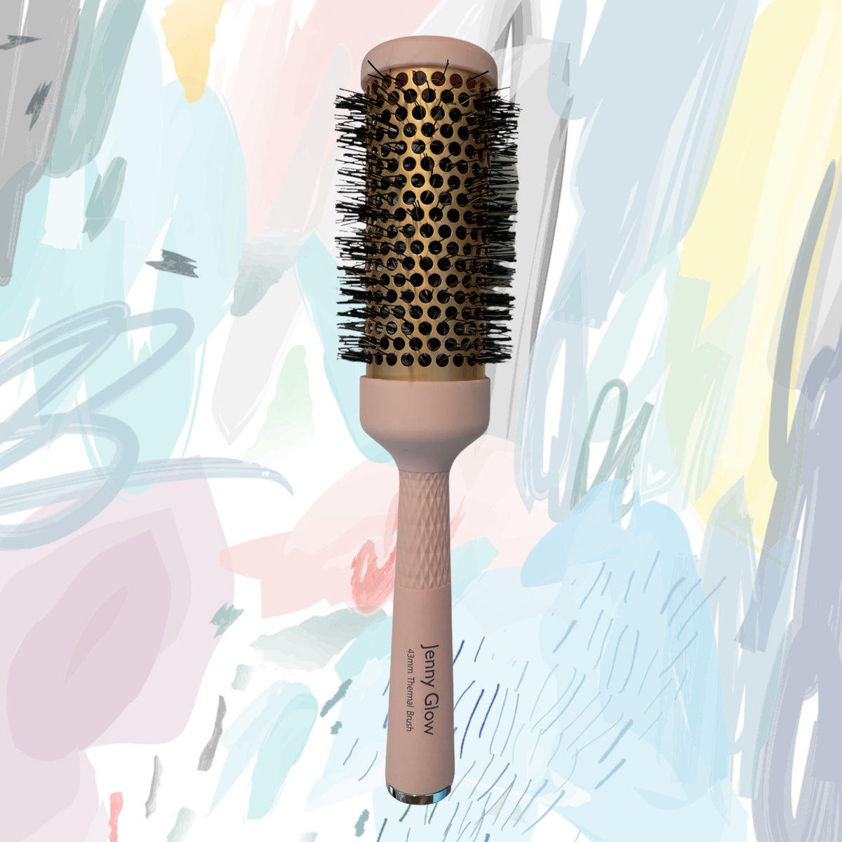 Jenny Glow Ceramic Pro Thermal 43mm Round Brush Pink