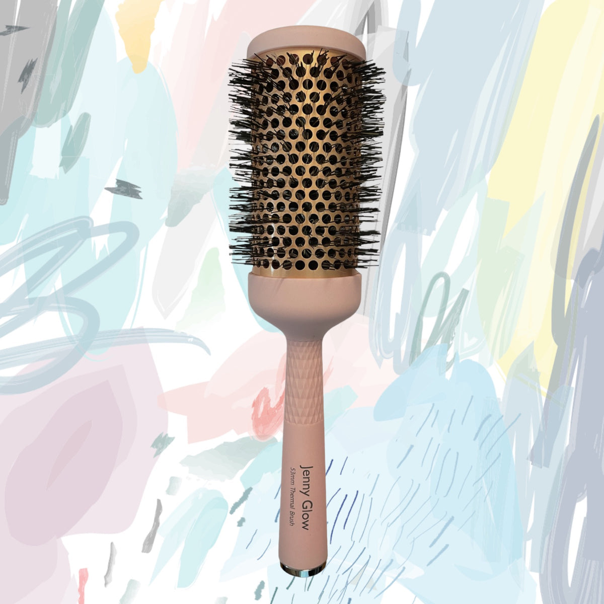 Jenny Glow Ceramic Pro Thermal 53mm Round Brush Pink