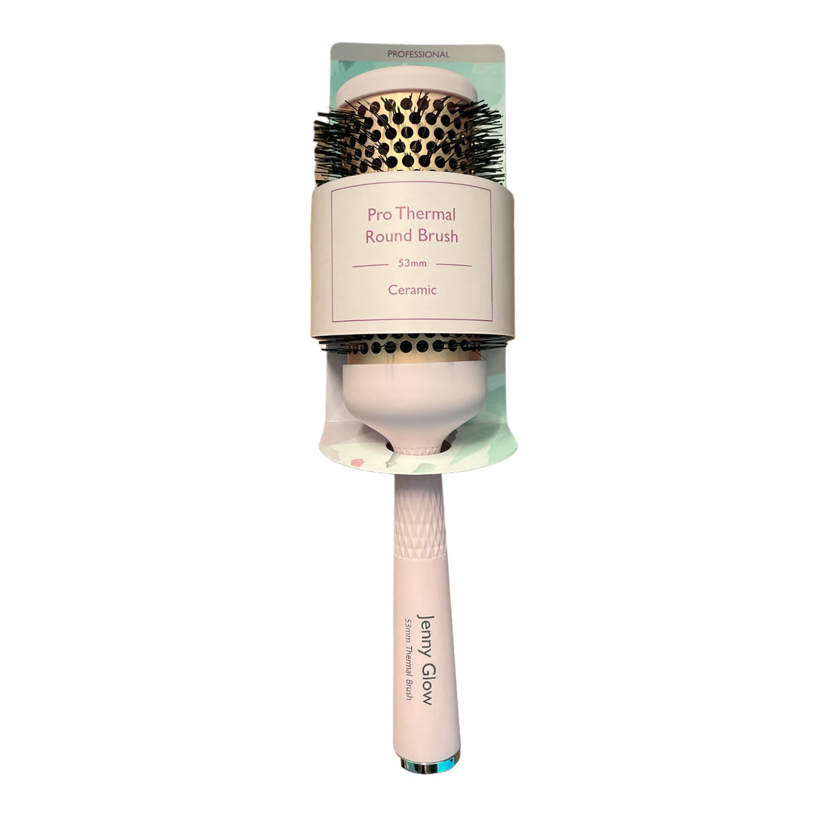 Jenny Glow Ceramic Pro Thermal 53mm Round Brush Pink