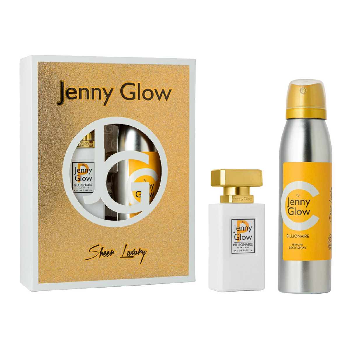 Jenny Glow Perfume & Body Spray Gift Set - Billionaire Femme