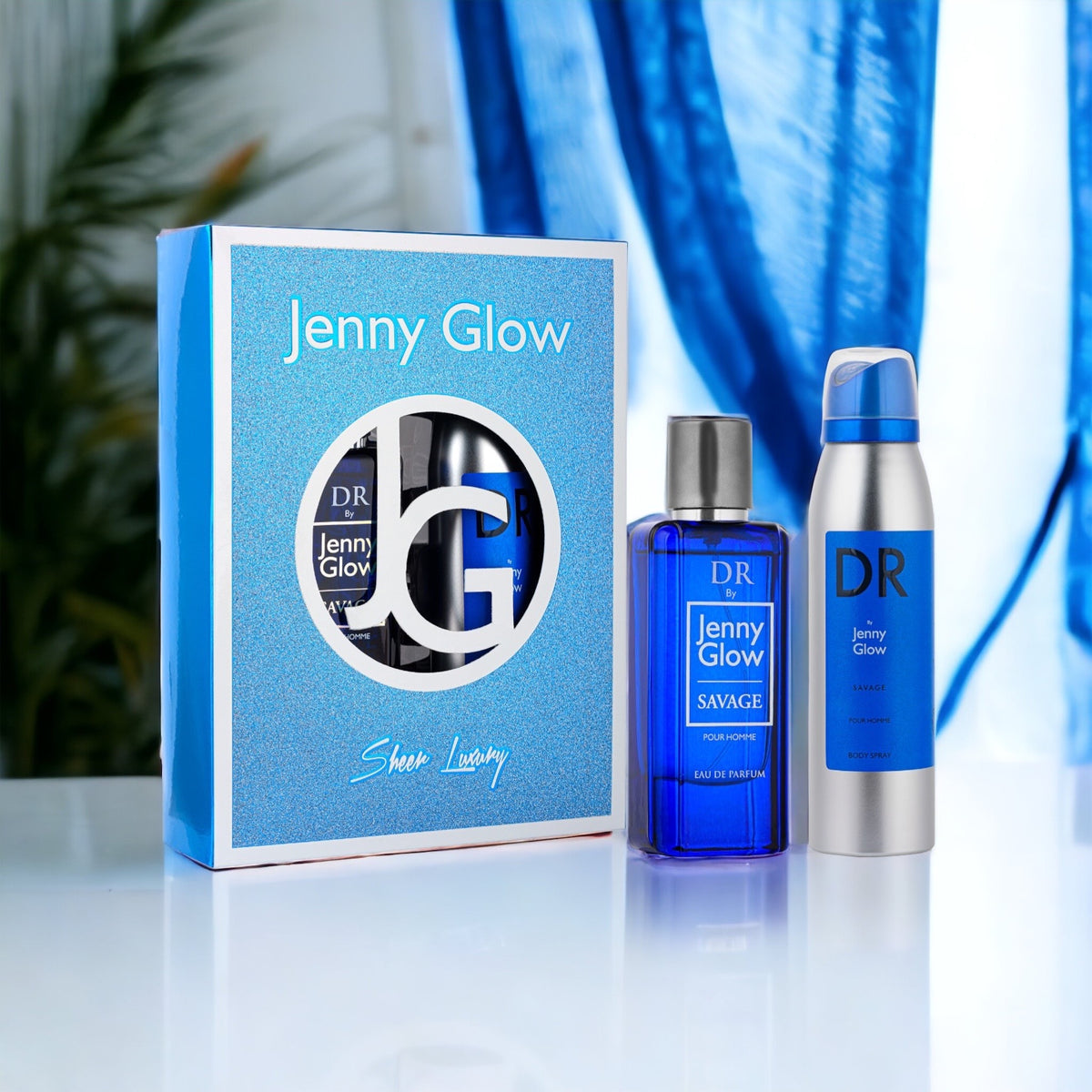 Jenny Glow Savage Perfume & Body Spray Gift Set For Men