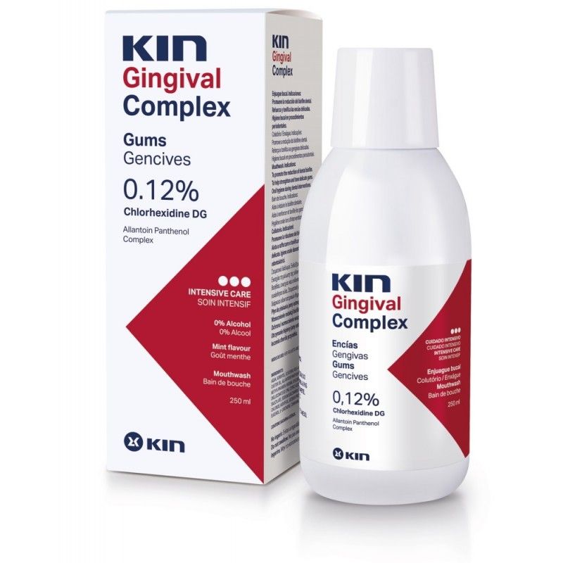 Kin Gingival Complex mouthwash 250ml bottle