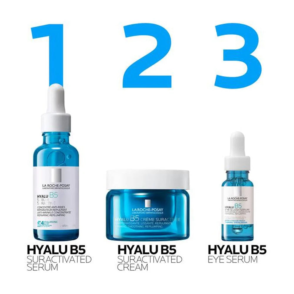 La Roche-Posay Hyalu B5 Suractivated skincare range cream serum eye