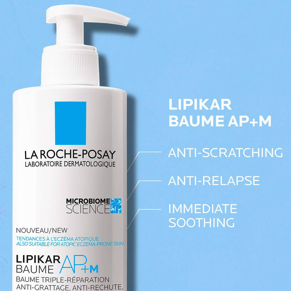 La Roche-Posay Lipikar Baume AP+M soothing body balm for dry, itchy,skin