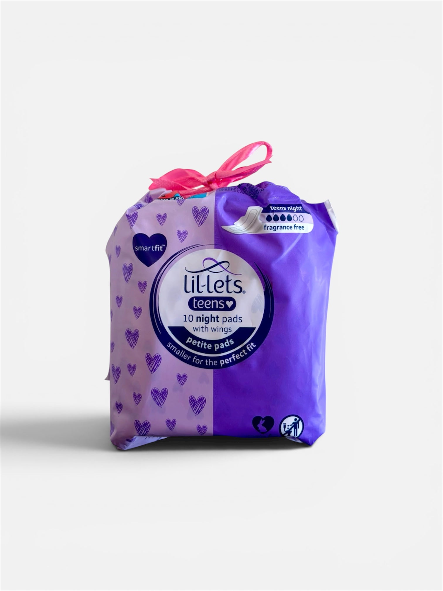 Lil-Lets Teens Night Pads with Wings 10 Pack