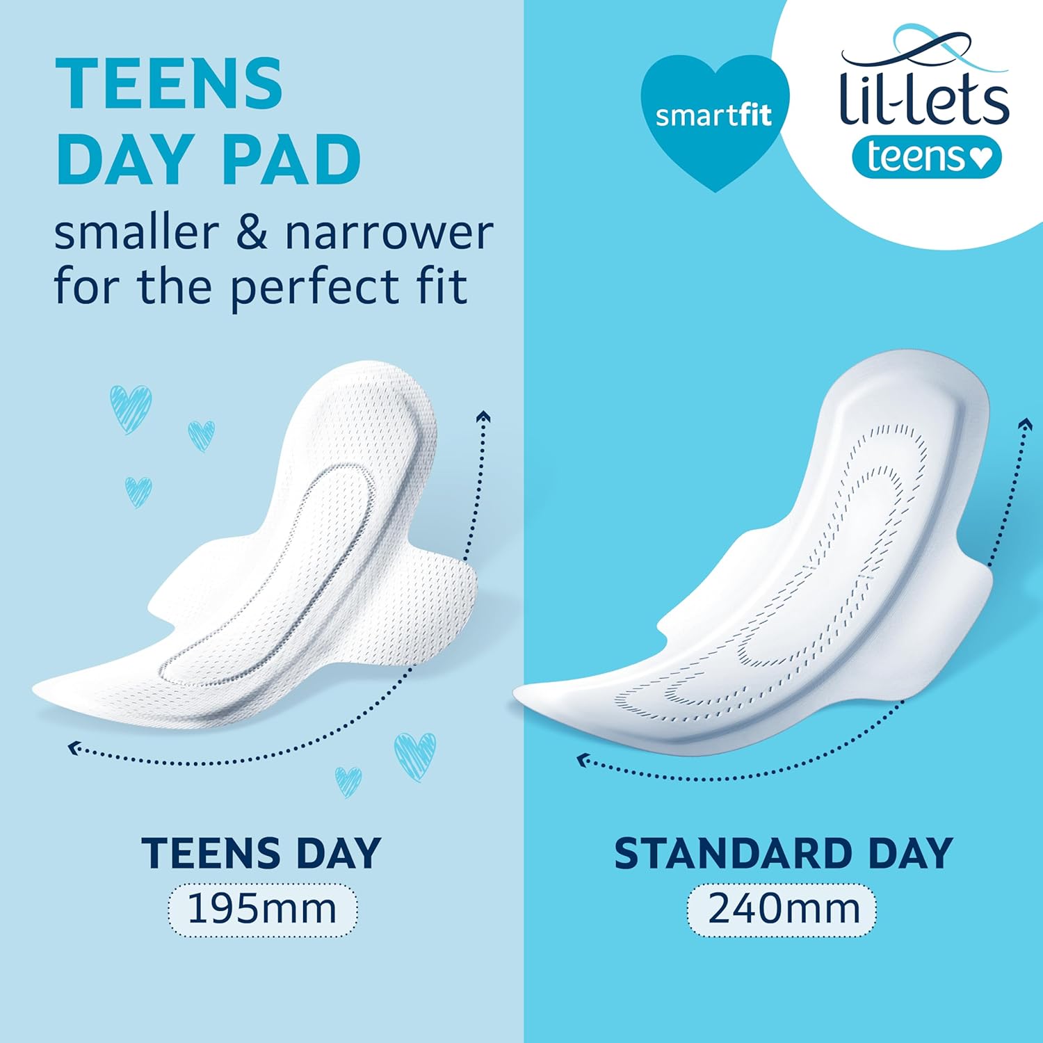 Lil-Lets first period sanitary pads for teens