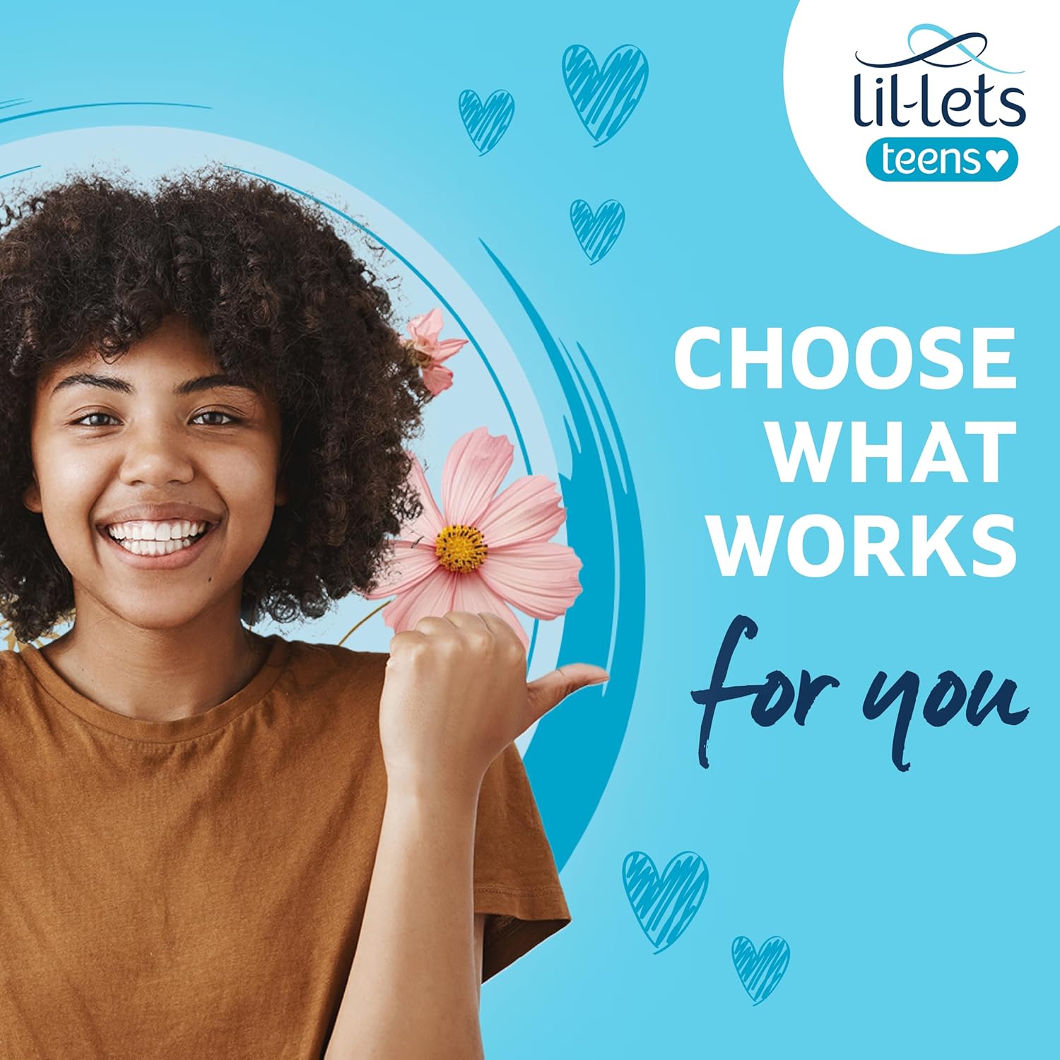 Lil Lets Teens Petite Pads With Wings - 14pk