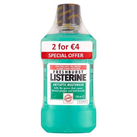 Listerine Freshburst Special Offer Twin Pack