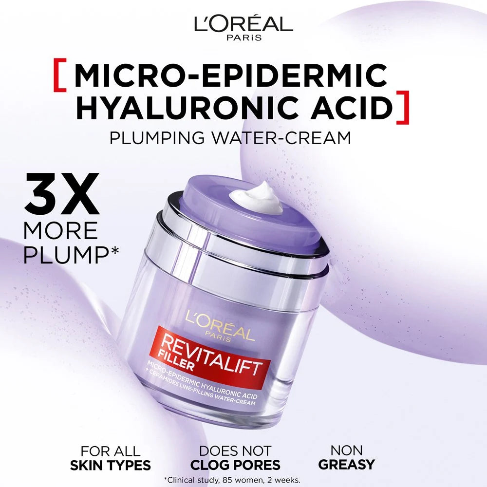 L'Oréal Paris Revitalift Filler Micro-Epidermic Hyaluronic Acid Water Cream