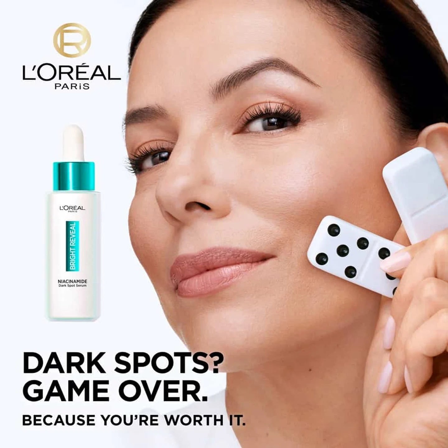 L'Oréal Paris Bright Reveal Niacinamide Dark Spot Serum Ad