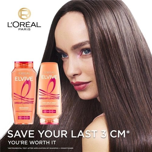 L’Oréal Paris Dream Lengths shampoo to reduce split ends
