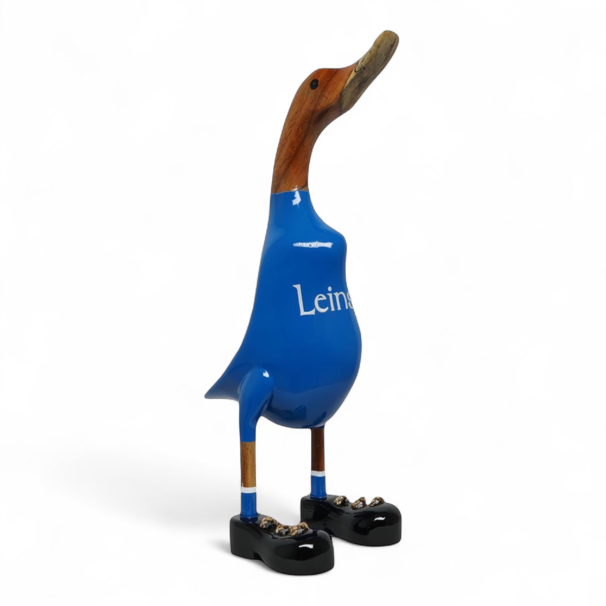 Eco-friendly Irish Leinster duck décor for sports lovers