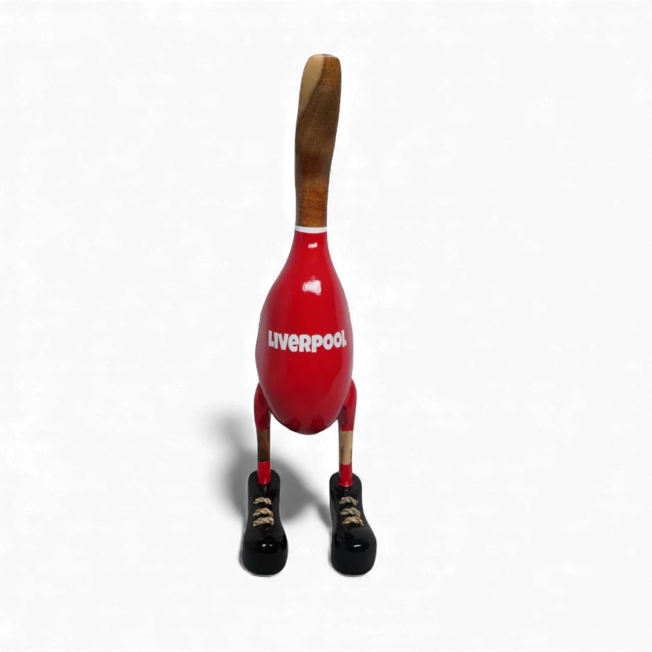red supporter bamboo root duck gift for liverpool fans in ireland