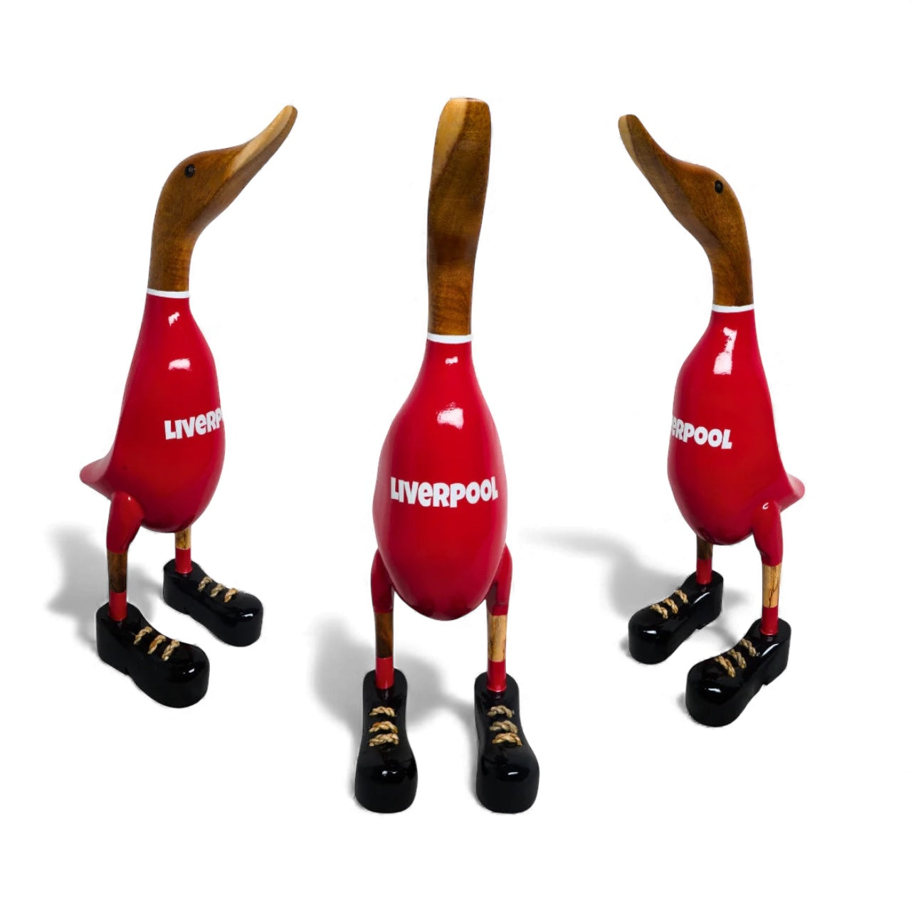 freestanding liverpool supporter duck statue for home or office