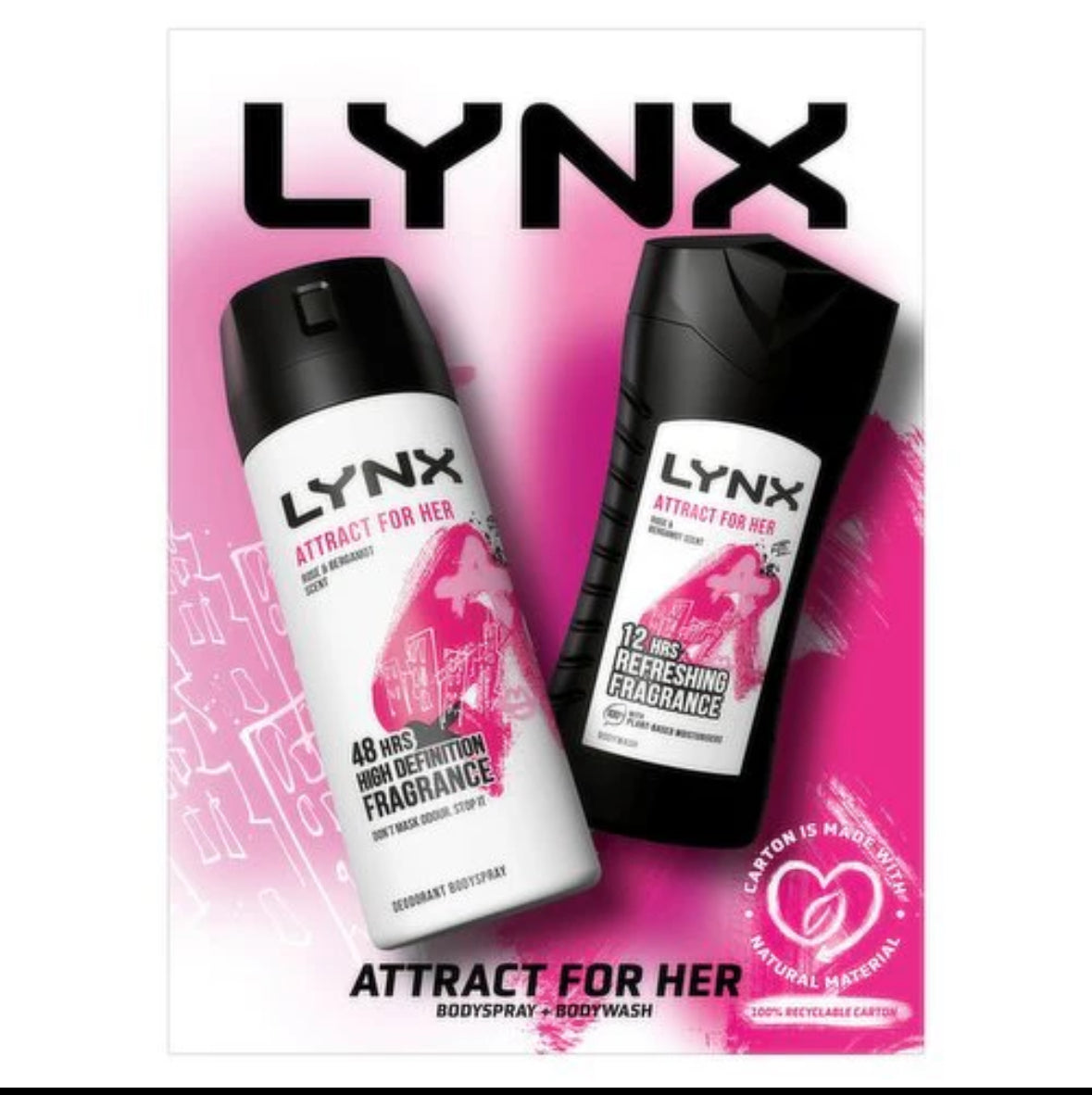 Lynx Attract Body Duo Gift Set For Her