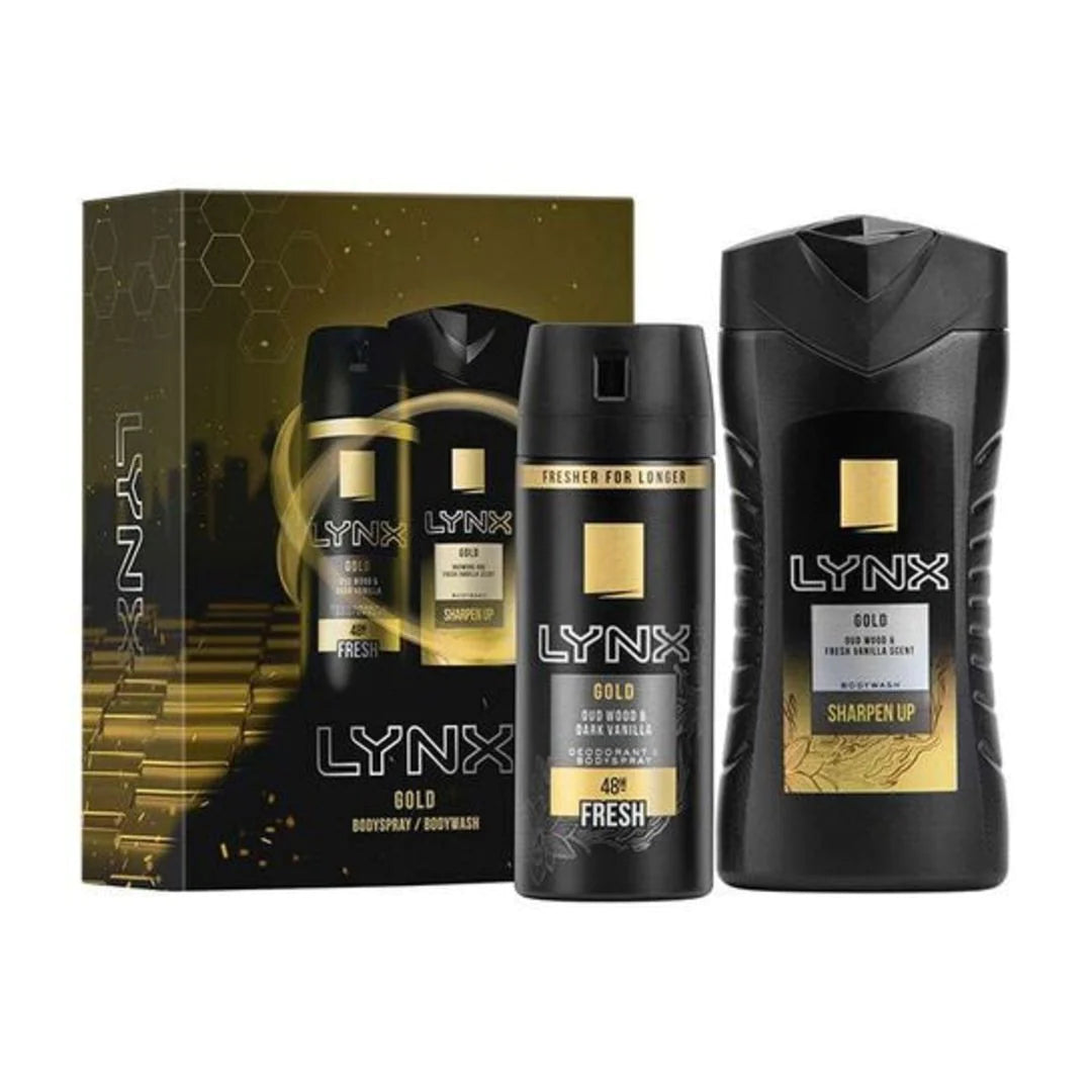 Lynx Gold Body Spray & Body Wash Set