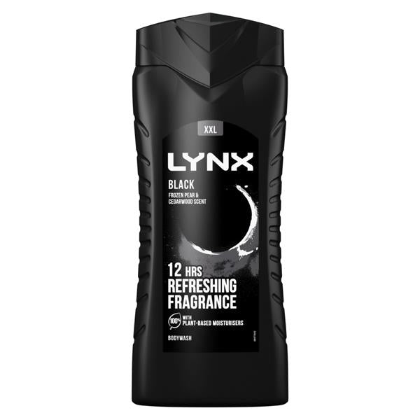 Lynx XXL Black Frozen Pear & Cedarwood Body Wash - 500ml