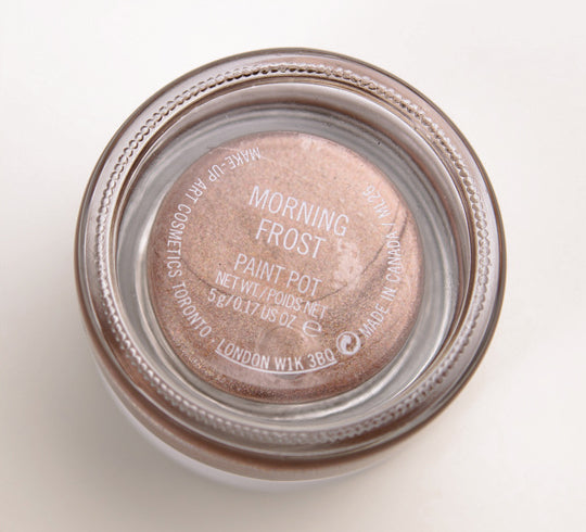 MAC Paint Pot Morning Frost discontinued shade Available online 