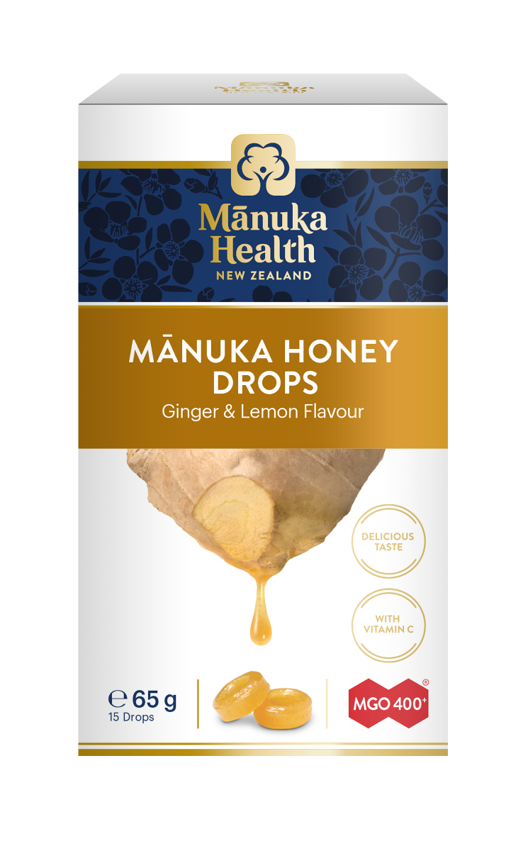 Manuka Ginger And Lemon Drops - 15 Tablets