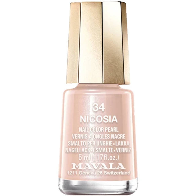 Mavala Mini Color Nail Polish No. 34 Nicosia 5ml pearly nude pink