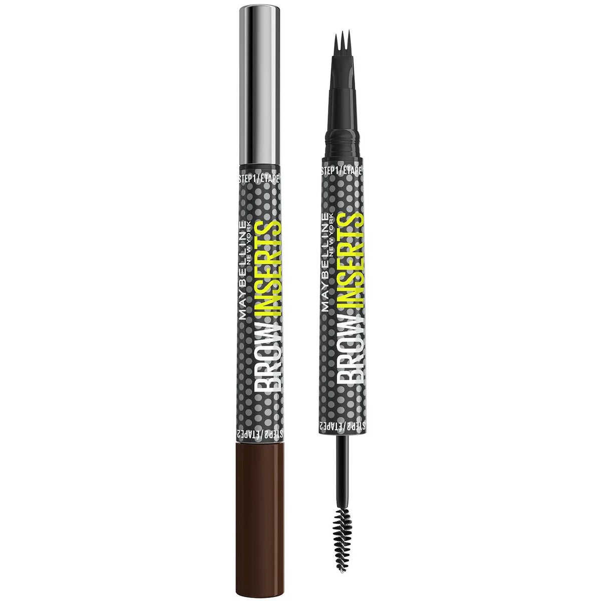 Maybelline Brow Inserts 259 Deep Brown eyebrow pen and fibre gel