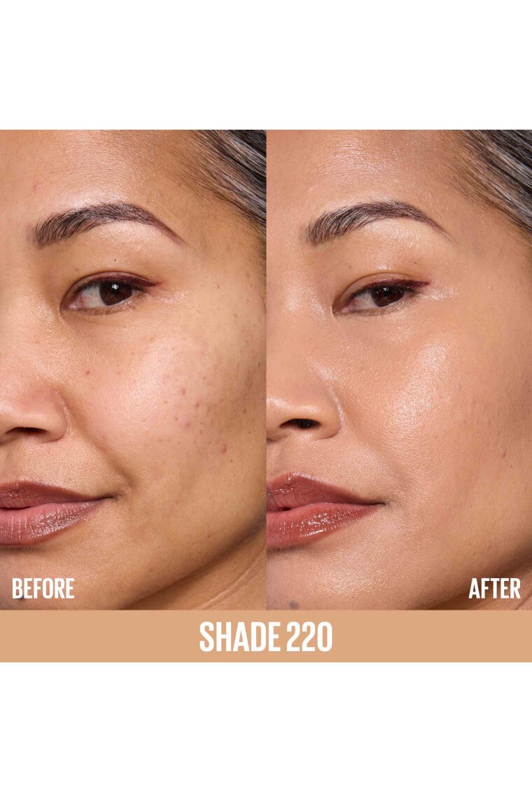     Maybelline Lifter Plump & Glow makeup foundation Colour 220