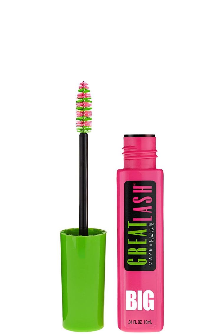 Maybelline Great Lash Big Washable Mascara Blackest Black tube