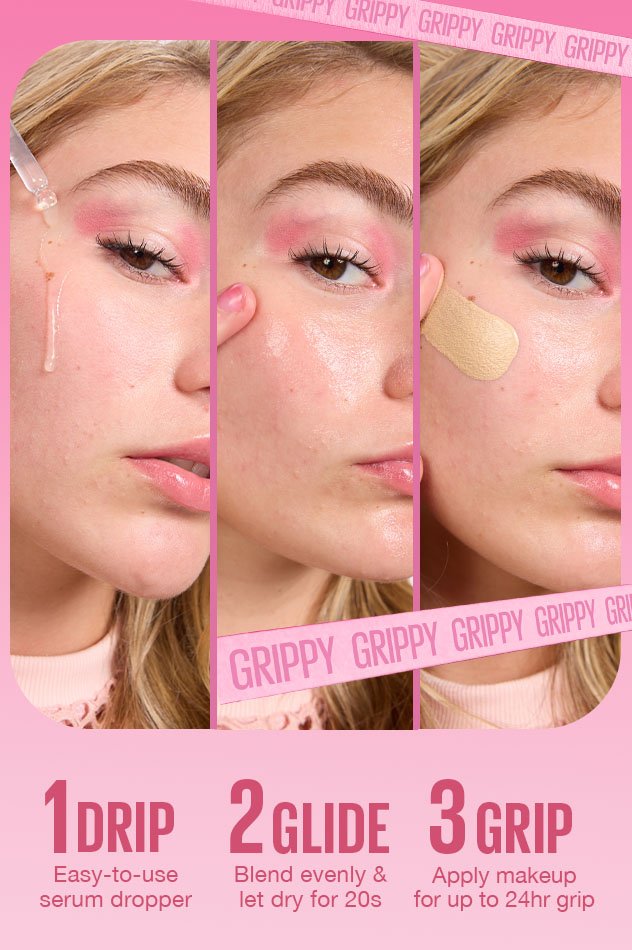 Maybelline Grippy Primer with 2% Niacinamide for plumped skin