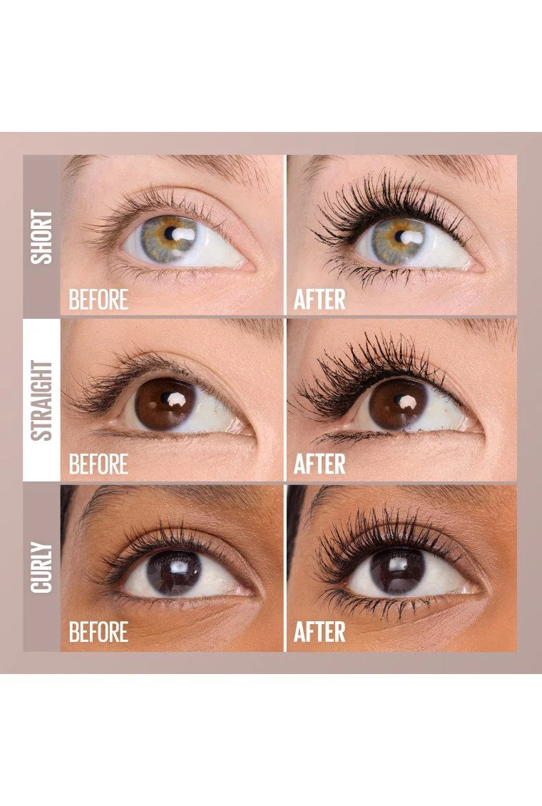 Maybelline lifting mascara for short straight sparse lashes