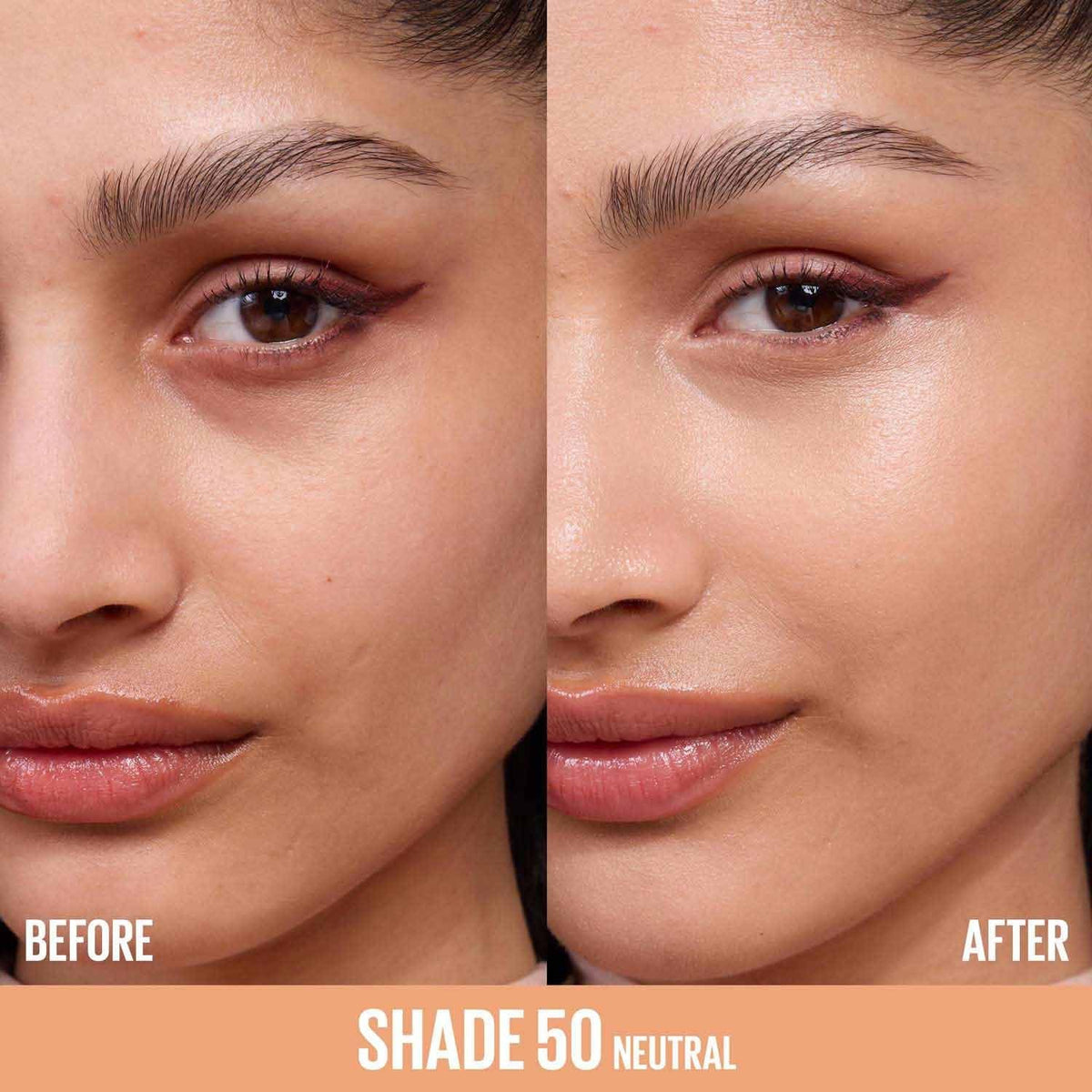 Maybelline Lifter Concealer 50 Neutral before and after