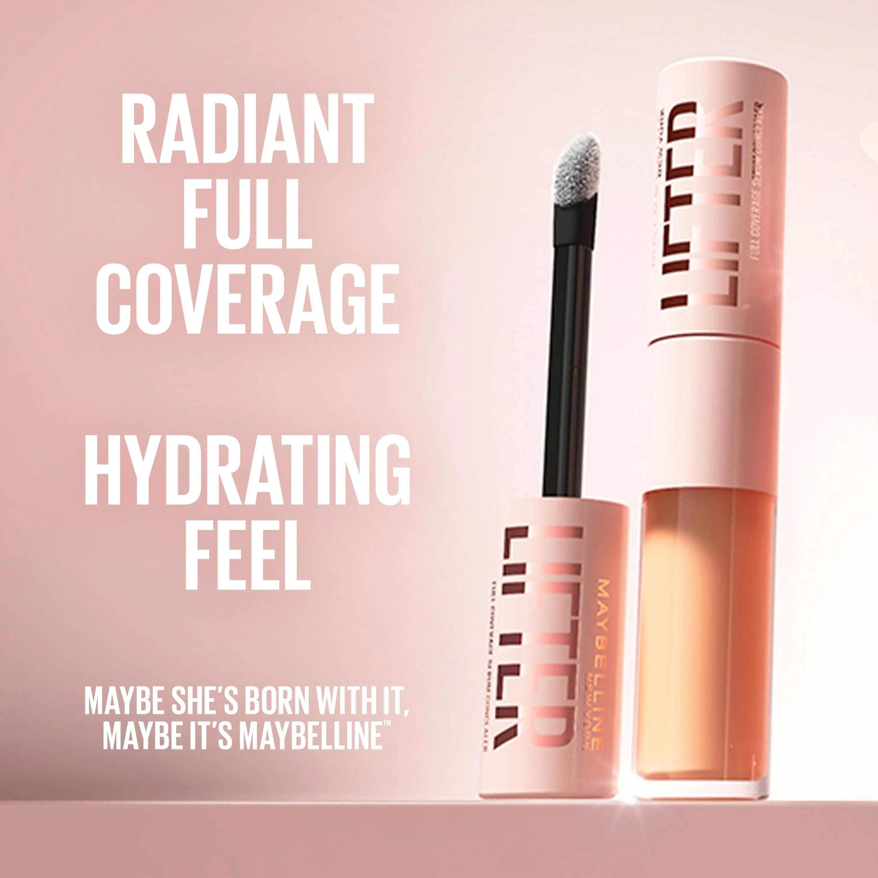 Maybelline Lifter Concealer radiant full coverage and hydrating benefits