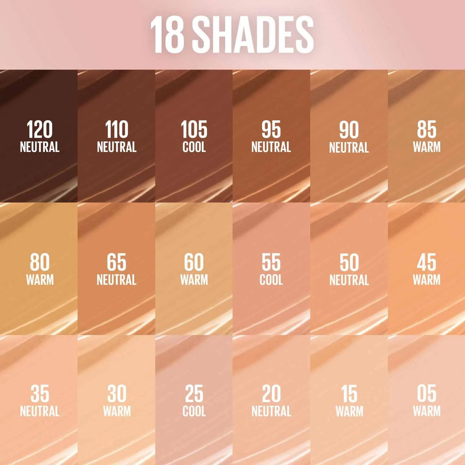 Maybelline Lifter Concealer shade range