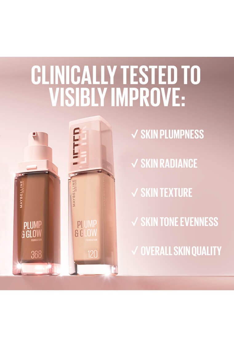 Maybelline Lifter Plump and Glow radiant makeup foundation