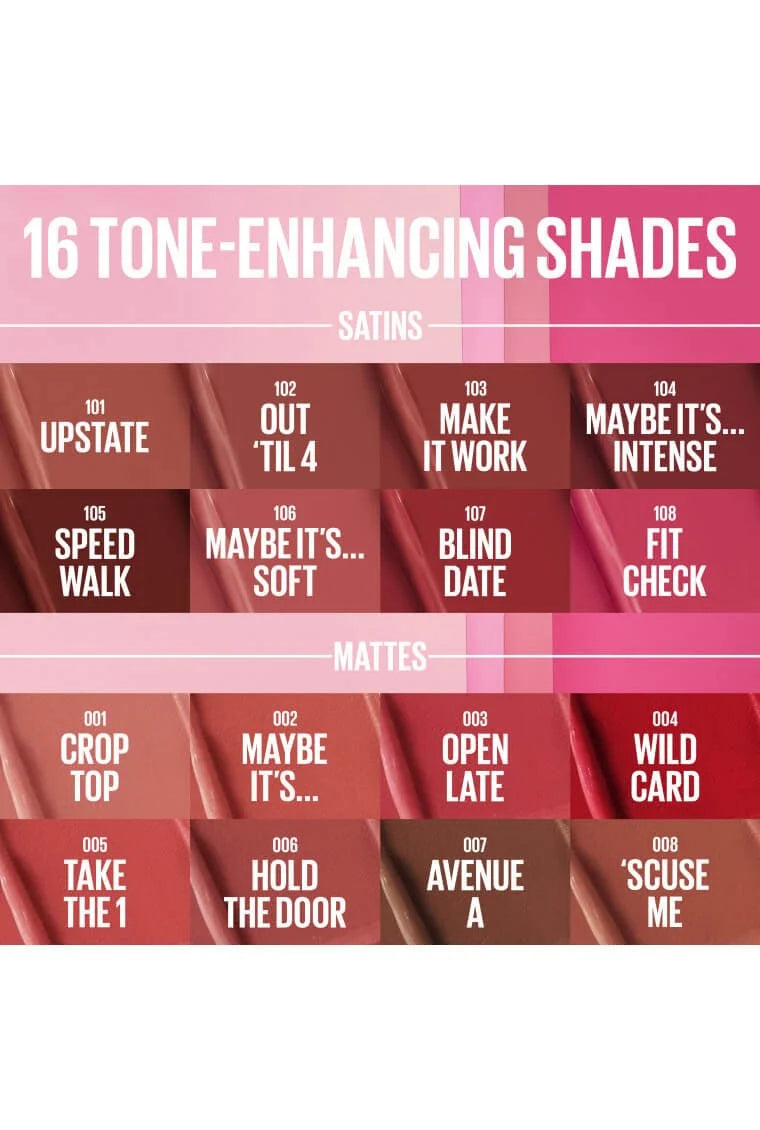 Maybelline It’s Serum Lipstick Colours 