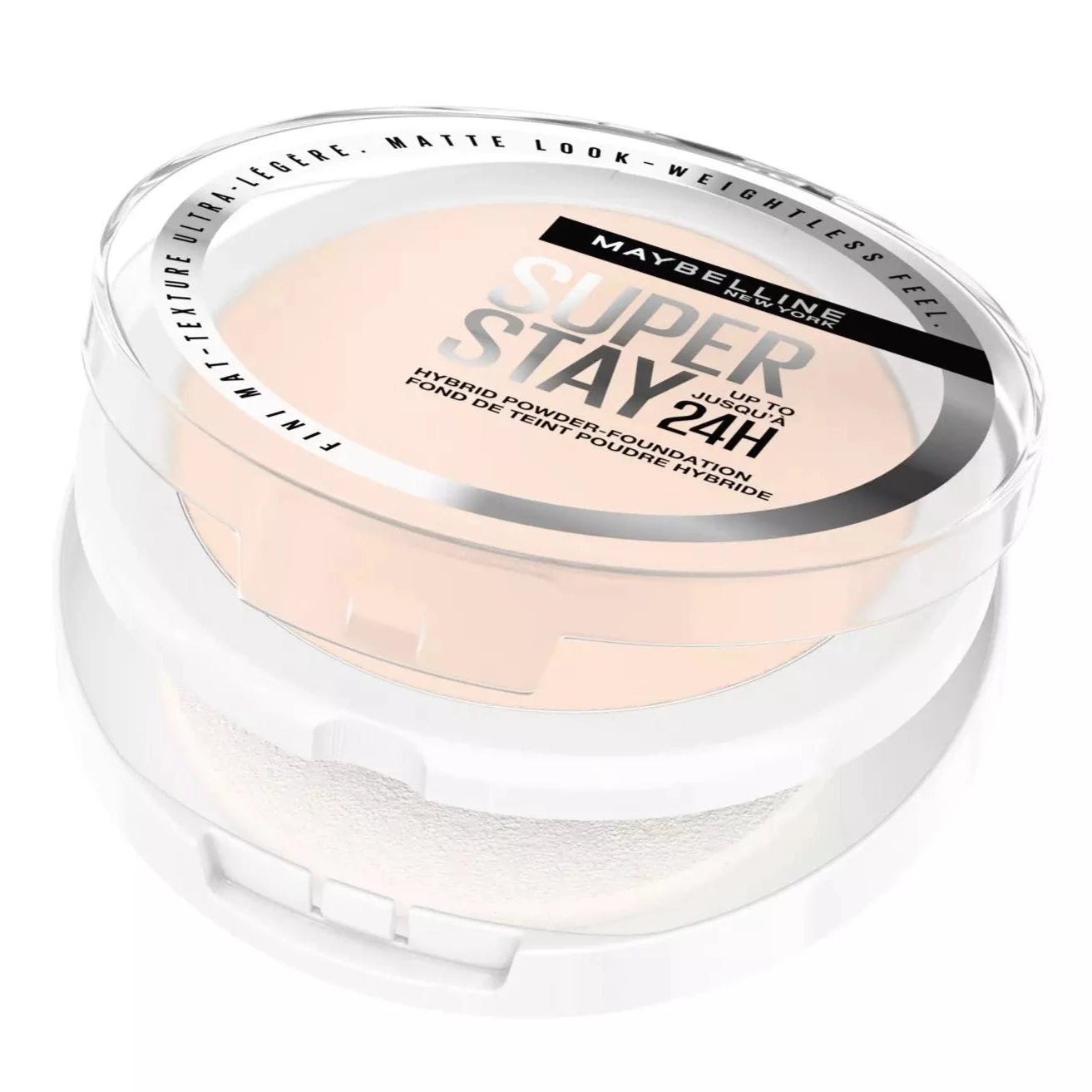 Maybelline Super Stay 24 H Hybrid Powder Foundation 03 With Sponge