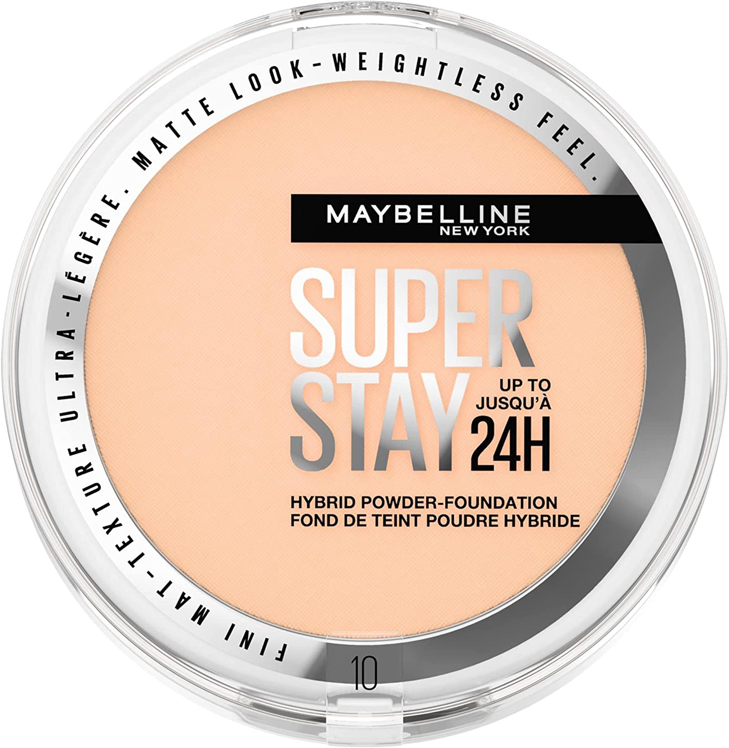 Maybelline Super Stay 24h Hybrid Powder Foundation Colour 10