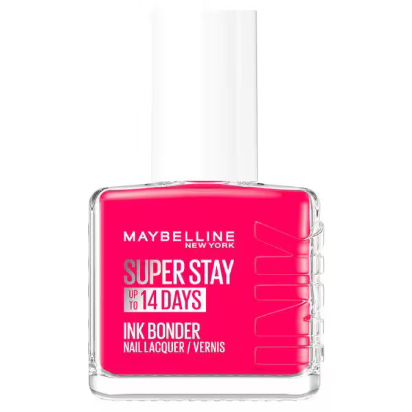 Maybelline SuperStay Ink Bonder Nail Polish 180 Rose Fuchsia bottle