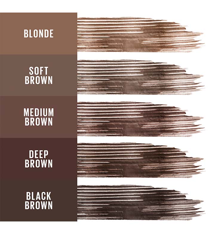 Maybelline Tattoo Brow 36 hr Styling Gel - 255 Soft Brown Colour Swatches