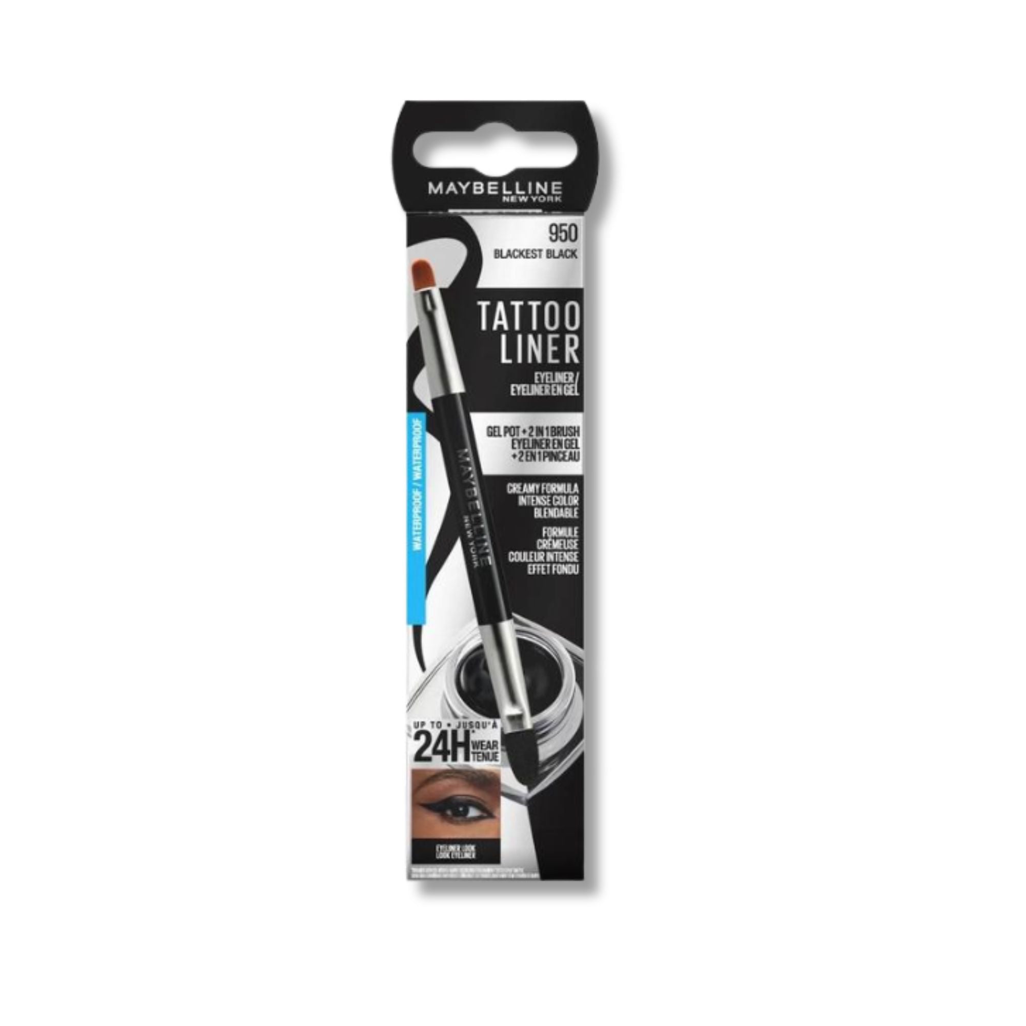 Maybelline Tattoo Liner Gel Pot Waterproof Eyeliner - Black 