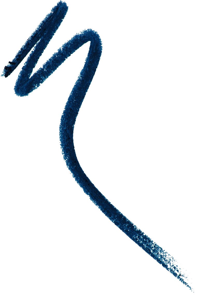 Maybelline Tattoo Liner 920 Striking Navy matte navy eyeliner swatch