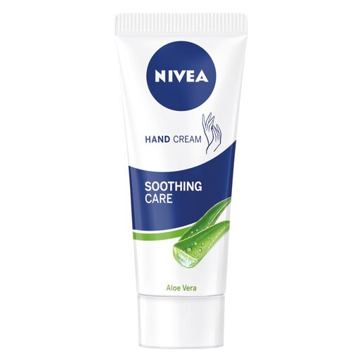 Nivea Soothing Care Hand Cream with Aloe Vera for Dry Sensitive Skin 