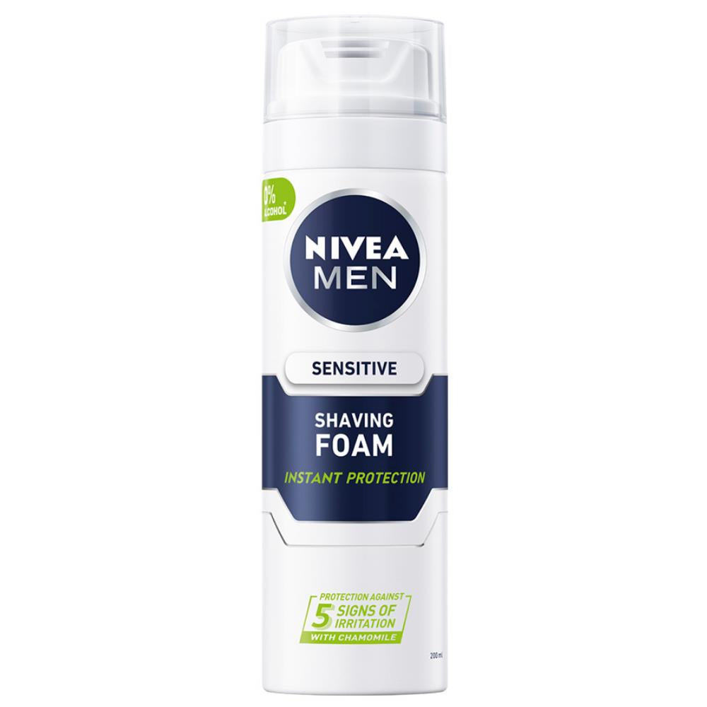 Nivea Men Sensitive Instant Protection Shaving Foam - 200ml