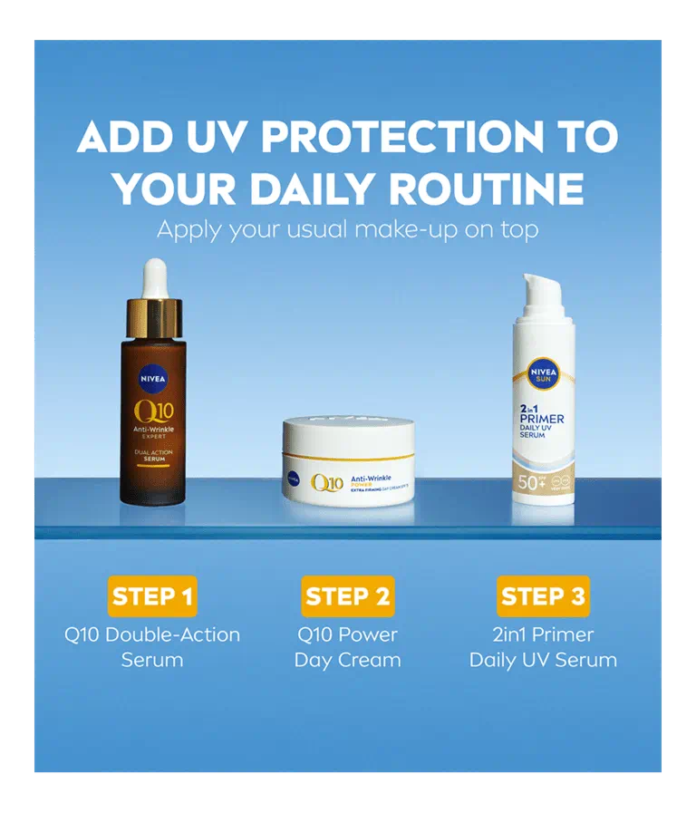 Nivea Sun UV face specialist routine