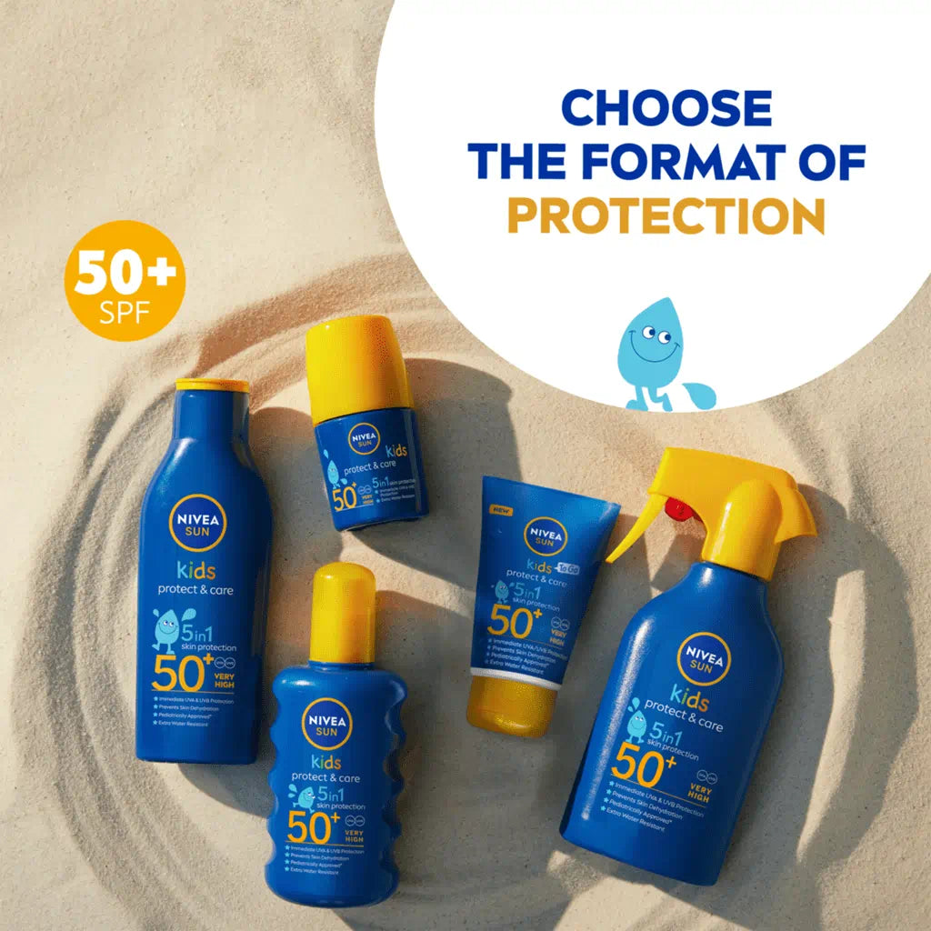 Nivea Sun Kids Protect and Play suncream collection 