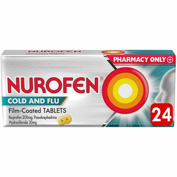 Nurofen Cold And Flu Tablets - 24 Pk