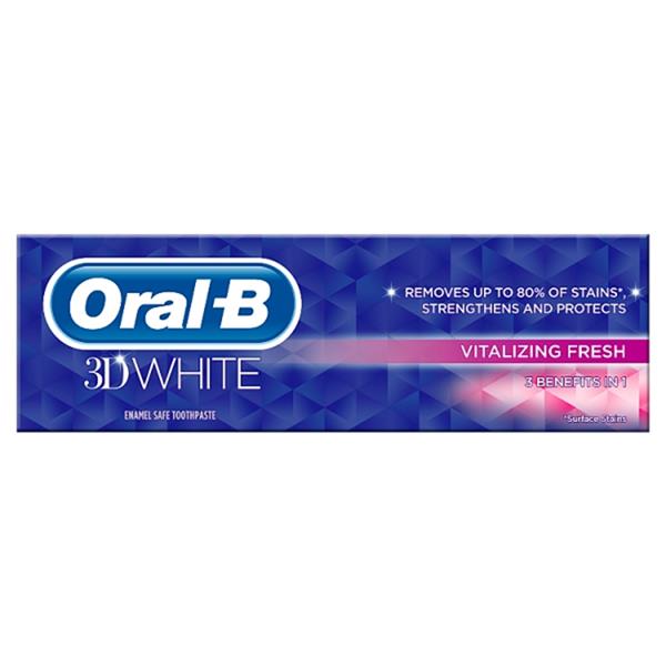 Oral-B 3D White Vitalizing Fresh Toothpaste - 75ml
